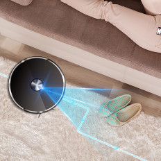 Robot čišćenje usisivača s funkcijom MOP + Stanica za utovar - Čišćenje U100 - Gray