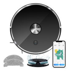 Robots tīrīšanas putekļsūcējs ar mopu funkciju + iekraušanas stacija U100 Lite - Grey