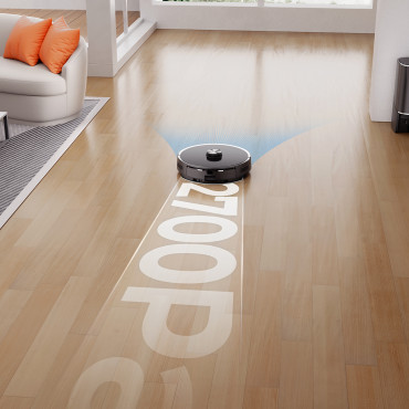 Robot čišćenje usisivača s funkcijom funkcije MOP + Stanica za utovar U100 Lite - Gray