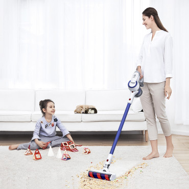 Viegls bezvadu putekļsūcējs JIMMY JV53 Lite 425W - balts zils