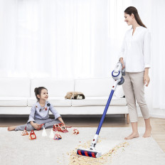 Viegls bezvadu putekļsūcējs JIMMY JV53 Lite 425W - balts zils
