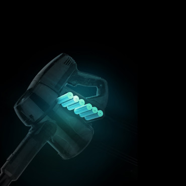 Ľahký bezdrôtový vysávač JIMMY JV53 LITE 425W - biela modrá