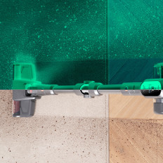 Wireless-Staubsauger JIMMY H10 Pro High Power Saug - Silbergrau