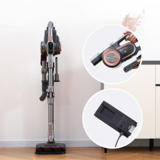 Brezžični sesalnik JIMMY H10 PRO High Power Sesanje - srebrna siva