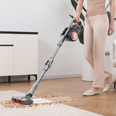 Aspirador de pó sem fio JIMMY H10 Pro High Power Supção - Cinza Prata