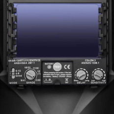 Masque de protection de soudeur automatique à teinte variable avec fonction meulage METALATOR EXPERT.