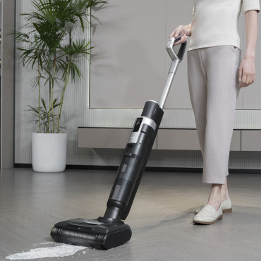 3In1 Bezvadu putekļsūcējs ar mopu un mērci JIMMY HW9 300W - melns sudrabs