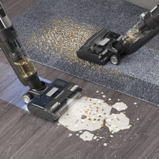 3in1 draadloze stofzuiger met dweil en saus JIMMY HW9 300W - zwart zilver