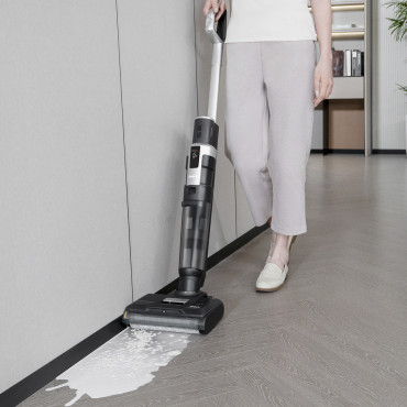 3In1 Bezvadu putekļsūcējs ar mopu un mērci JIMMY HW9 300W - melns sudrabs
