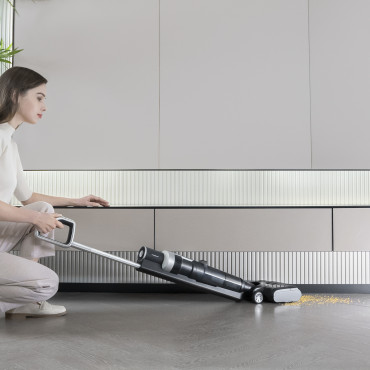 3In1 Bezvadu putekļsūcējs ar mopu un mērci JIMMY HW9 300W - melns sudrabs