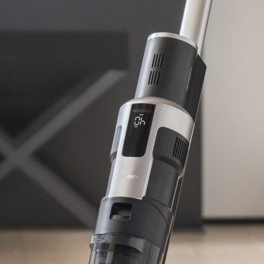 3In1 Bezvadu putekļsūcējs ar mopu un mērci JIMMY HW9 300W - melns sudrabs