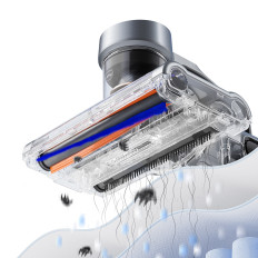 Putekļu sūcējs alerģijas materdetēm. UV un ultraskaņas ērču sterilizācija JIMMY BX7 600W - Sudraba pelēks