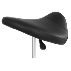Kruk Taboret Hoker Mobile Saddle op wielen Physa Sorano Black
