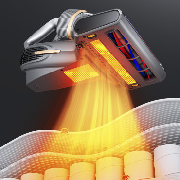 Putekļu sūcējs alerģijas materdetēm. UV un ultraskaņas ērču sterilizācija JIMMY BX7 Pro Max 700W - pelēks melns