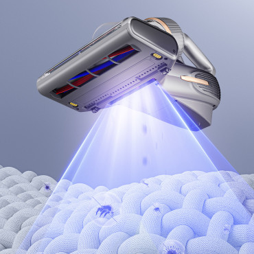 Putekļu sūcējs alerģijas materdetēm. UV un ultraskaņas ērču sterilizācija JIMMY BX7 Pro Max 700W - pelēks melns