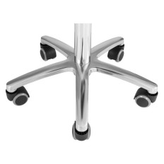 Stool Taboret Hoker Mobile Saddle on Wheels Physa Sorano black
