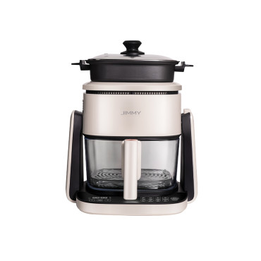 2in1 Fry-Fat lonec in pon JIMMY AF3 Air Fryer - Beige Black