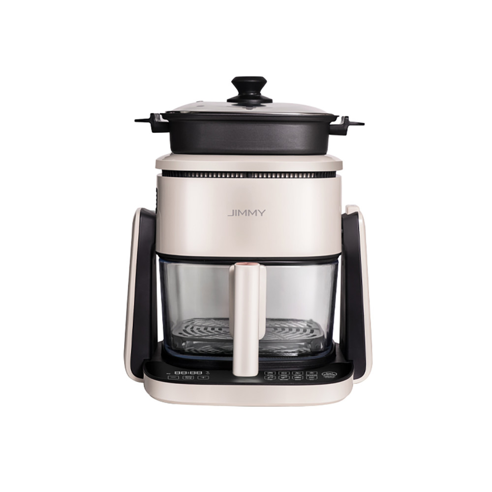 2in1 cept-tauku pods un pan JIMMY AF3 Air Fryer - Beige Black 2in1 cept-tauku pods un pan JIMMY AF3 Air Fryer - Beige Black