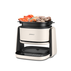 2in1 Fry-Fat Pot og Pan JIMMY AF3 Air Fryer - Beige Black
