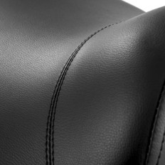 Kruk Taboret Hoker Mobile Saddle op wielen Physa Sorano Black