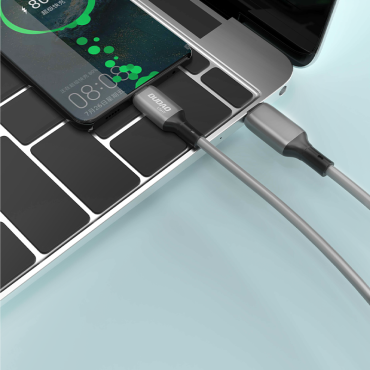 Kabeļu kabelis ātrai uzlādēšanai PD USB-C 100W 1m