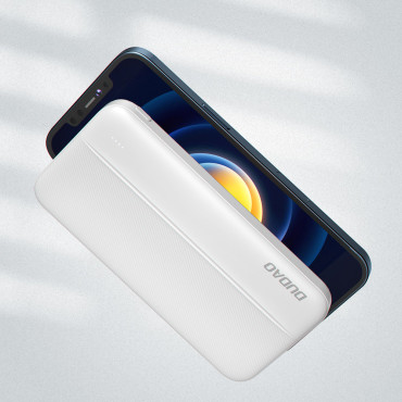 Powerbank 10000mAh 2x USB-A 5V 2A bílá