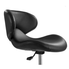 Cosmetic mobile chair on wheels Physa Andria Czarne