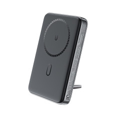 PowerBank 10000mAh magnētiskā indukcija ar PD 20W + kabeļa opciju - melns