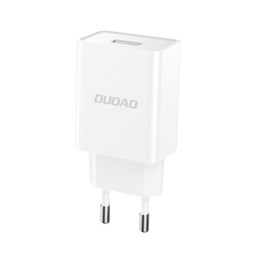 USB-A Carregador de Rede 2.1A + USB-A Cable - MicroUsb - Branco