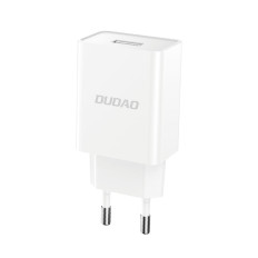 Chargeur USB-A réseau 2.1a + USB-A câble - microousb - blanc