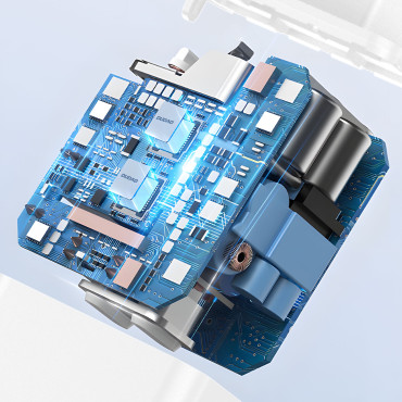 USB-A nettverkslader 2.1a + USB-A-kabel - Microusb - Hvit