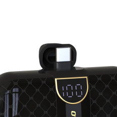 Mini Powerbank 5000mAh už 2x USB-C telefoną - juoda