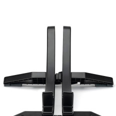 Polkupyörä seiso renkaan pyörän alla leveys säädettävä 3 - 8 cm - musta