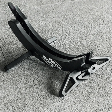 Bicykel Stojan pod kolesom pneumatiky so šírkou nastaviteľnou 3 - 8 cm - čierna
