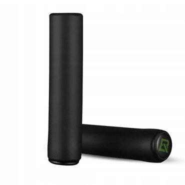 Gripy velosipēdu turētāji ar silikona putām. 22mm - melns