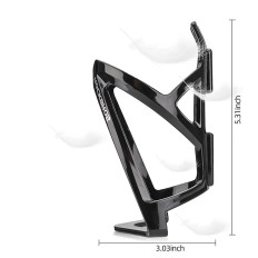 Maniglia per biciclette su una bottiglia di bottiglia - nero