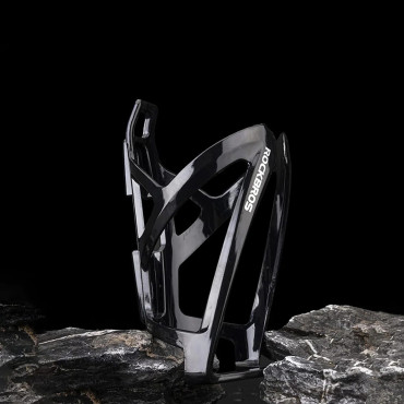 Bicycle handle on a bottle bottle - black