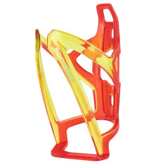 Alça de bicicleta em uma garrafa de garrafa - amarelo vermelho