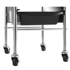 Mobile hairdresser on wheels with Physa drawers 4 drawers