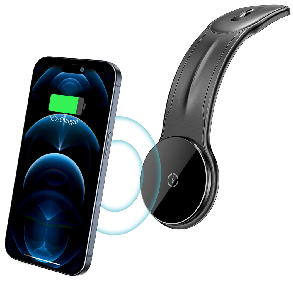 Cockpit bilholder for telefon med 15W MagSafe Induction Loader - Svart