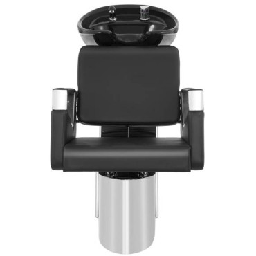 Tvätta handfat med frisörstol Physa Svart sorrent