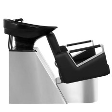Washing washbasin with hairdressing chair Physa Black Sorrent