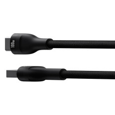 Flash kabelis 2 USB-A - USB-C 100W 2m - melns