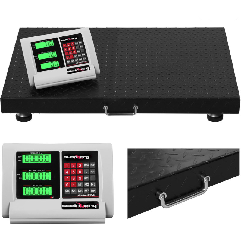 Waiver Wireless Wireless Platform Wireless SBS-Bw-1t LCD līdz 1 tonnām