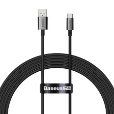 Câble Supérieur série USB-A - USB-C 100W à Huawei Honor 1.5m - noir