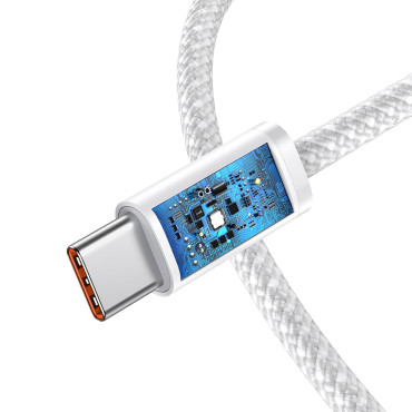 Kabelinė DYNAMIC serija USB-C - USB-C 100W 1M - balta