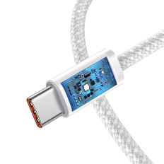 Kabelinė DYNAMIC serija USB-C - USB-C 100W 1M - balta