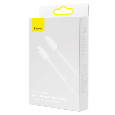 Kabelinė DYNAMIC serija USB-C - USB-C 100W 1M - balta