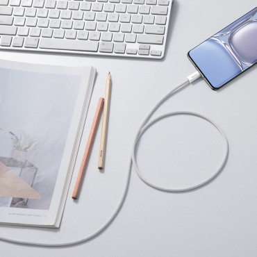 Kabelinė DYNAMIC serija USB-C - USB-C 100W 1M - balta