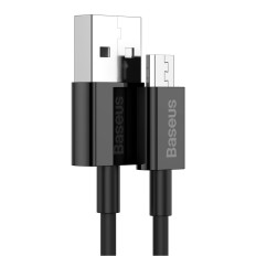 Kabelski vrh USB-A kabel - Micro USB 2A 2M - črna